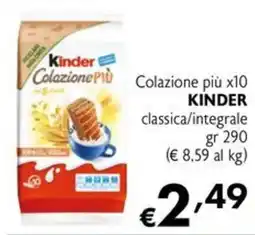 Maxi Supermercati Kinder Colazione Più offerta