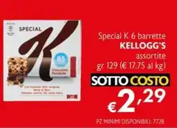 Maxi Supermercati Special K barrette Kellogg's offerta