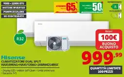 Comet Hisense climatizzatore dual split offerta