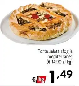 Maxi Supermercati Torta salata sfoglia mediterranea offerta