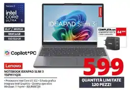Comet Lenovo Notebook Ideapad Slim 3 offerta