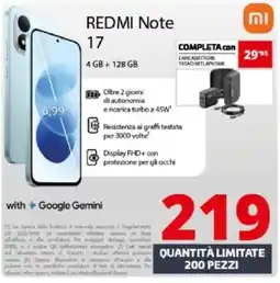 Comet Redmi Note 17 offerta