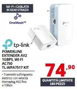 Comet tp-link Powerline Extender AV2 offerta