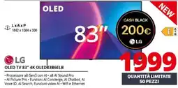Comet LG OLED TV 83" 4K OLED83B6ELB offerta