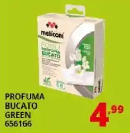 Comet Meliconi fogli profuma bucato green offerta