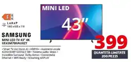 Comet Samsung Mini LED TV 43" 4K offerta