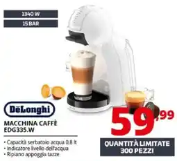 Comet DeLonghi macchina caffè EDG335.W offerta