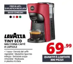 Comet Lavazza Tiny Eco macchina caffè a capsule offerta