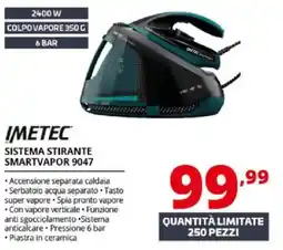 Comet Imetec sistema stirante smartvapor 9047 offerta