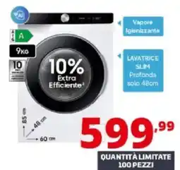 Comet Lavatrice slim offerta
