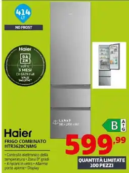 Comet Haier frigo combinato HTR3620CNMG offerta