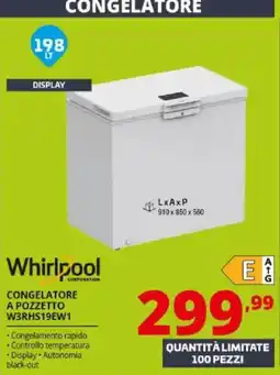 Comet Congelatore a pozzetto Whirlpool offerta
