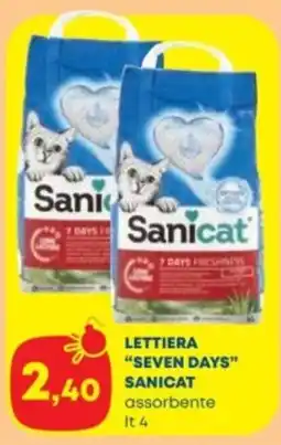 Panorama TiBi Lettiera "Seven Days" Sanicat offerta