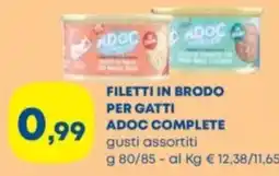Panorama TiBi Filetti in brodo per gatti ADOC Complete offerta