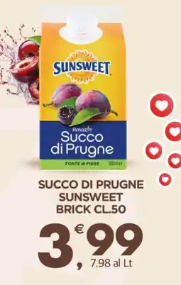 Eurospar Succo di Prugne Sunsweet offerta