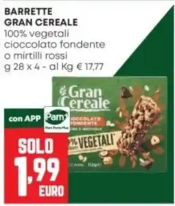 Panorama Barrette gran cereale offerta