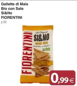 Docks Cash&Carry Gallette di Mais Bio con Sale Si&No Fiorentini offerta