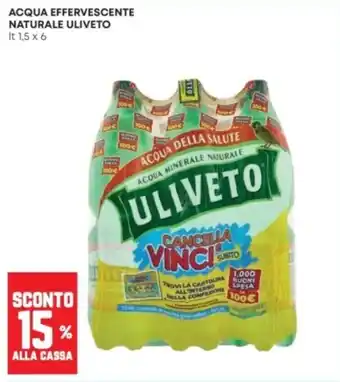 Acqua effervescente naturale Uliveto