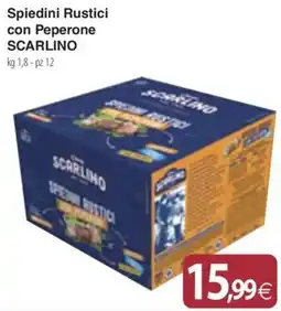 Docks Cash&Carry Spiedini Rustici con Peperone Scarlino offerta
