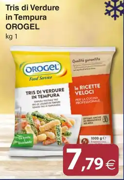 Docks Cash&Carry Tris di Verdure in Tempura OROGEL offerta