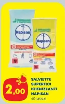 Panorama TiBi Salviette superfici igienizzanti Napisan offerta