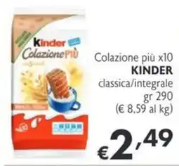 SuperW Kinder Colazione Più offerta