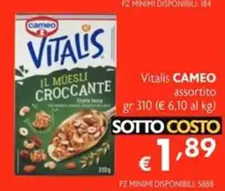 SuperW Vitalis Cameo il muesli croccante offerta