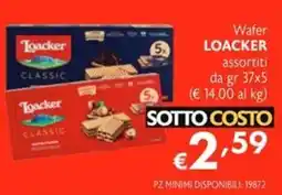 SuperW Wafer Loacker assortiti offerta