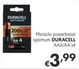 SuperW Ministilo powerboost optimum DURACELL offerta