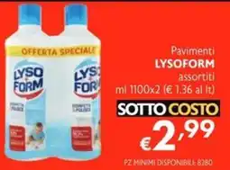 SuperW Pavimenti LYSOFORM offerta