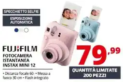 Comet Fujifilm fotocamera istantanea instax mini 12 offerta