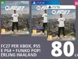 Comet Fc27 per xbox, ps5 e ps4 + funko pop! erling haaland offerta