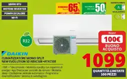 Comet Daikin climatizzatore mono split new evolution 50 offerta