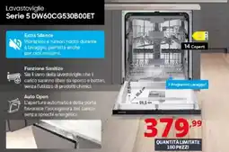 Comet Lavastoviglie Serie 5 DW60CG530B00ET offerta