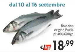 SuperW Branzino origine Puglia offerta