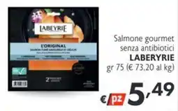 SuperW Salmone gourmet senza antibiotici Labeyrie offerta