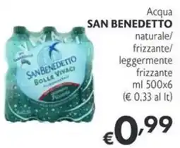SuperW Acqua San Benedetto offerta