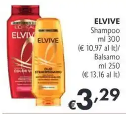 SuperW Elvive shampoo e balsamo offerta