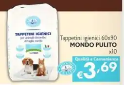 SuperW Tappetini igienici MONDO PULITO offerta