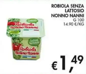 Robiola senza lattosio Nonno Nanni