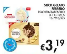 Superstore Coal Stick gelato Ferrero Rocher/Raffaello offerta