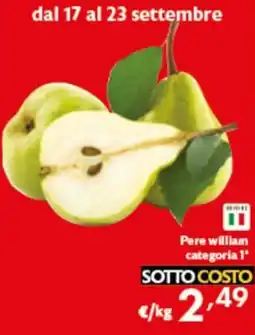 Spak Supermercati Pere william categoria 1ª offerta