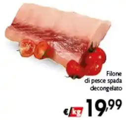 Spak Supermercati Filone di pesce spada decongelato offerta