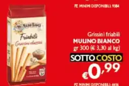 Spak Supermercati Grissini friabili Mulino Bianco offerta