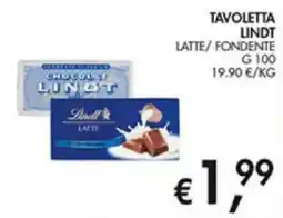 Superstore Coal Tavoletta Lindt Latte offerta