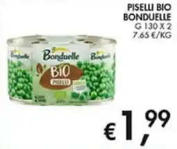 Superstore Coal Piselli bio Bonduelle offerta