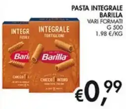 Superstore Coal Pasta integrale Barilla offerta