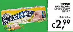 Superstore Coal Tonno Nostromo all'Olio di Oliva offerta