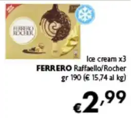 Spak Supermercati FERRERO Raffaello/Rocher offerta
