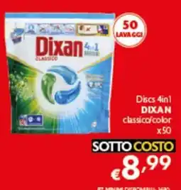 Spak Supermercati Discs 4in1 Dixan classico/color offerta